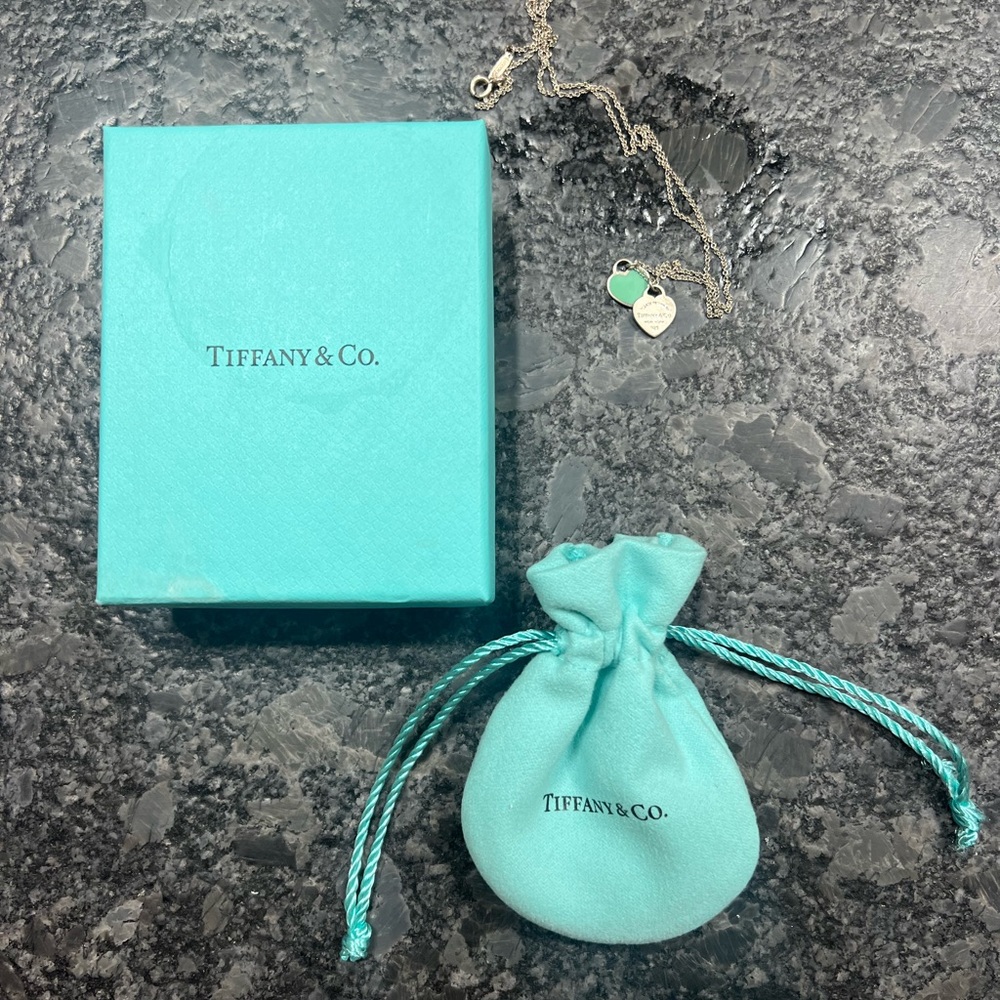 Tiffany Blue® Double Heart Tag Pendant